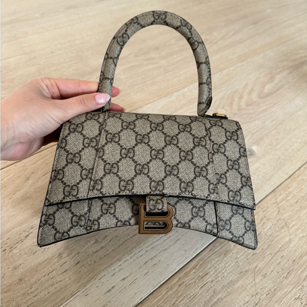 Balenciaga/Gucci Small Hour Glass Top handle bag